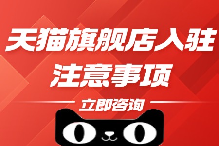 天猫旗舰店入驻，这些事项要先知晓